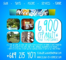 Promotion Noel/Nouvel an EcoLodge Cook's Mountain Moorea Promotion Noel/Nouvel an EcoLodge Cook's Mountain Moorea