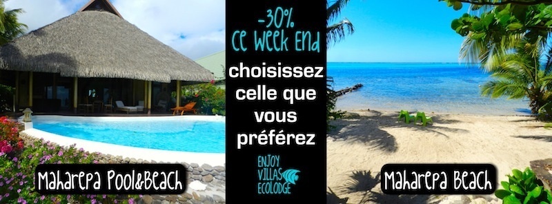 2 villas à choisir sur Moorea 2 villas à choisir sur Moorea