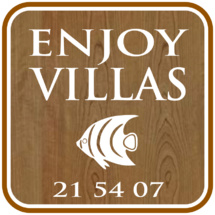 une enseigne sur chaque ENJOY VILLAS