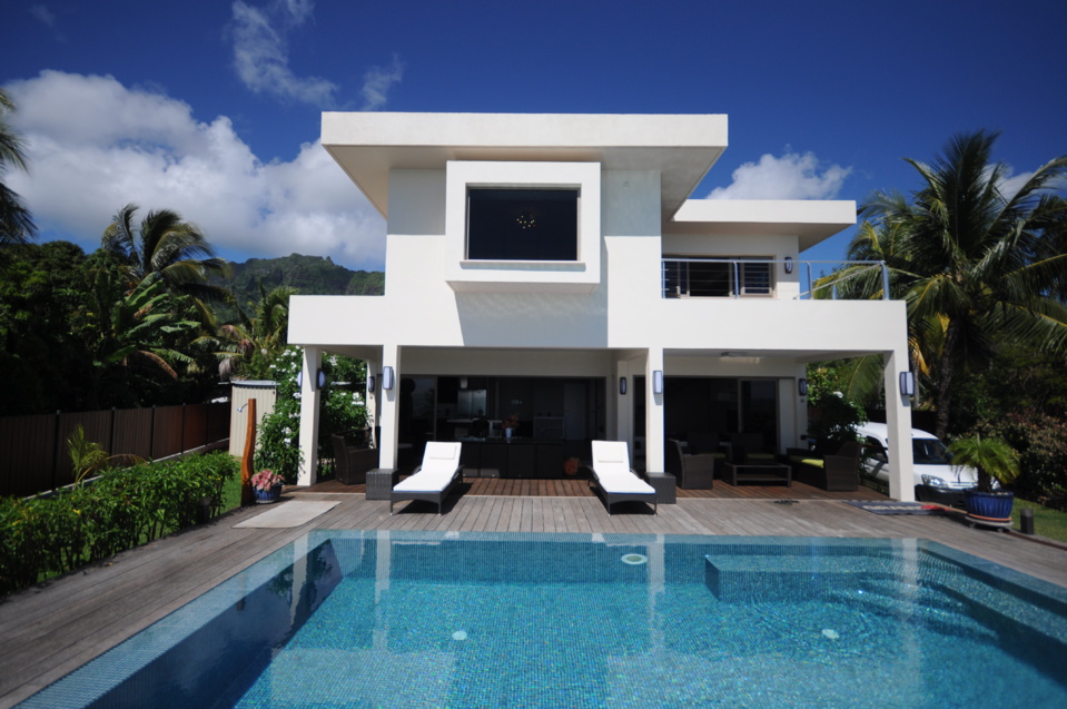 Une Magnifique Villa Moderne à Moorea Une Magnifique Villa Moderne à Moorea