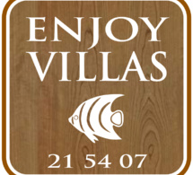une enseigne sur chaque ENJOY VILLAS