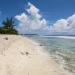 plage devant les bungalows